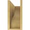 Ekena Millwork 7"W x 21"D x 14"H Classic Garner Rough Cedar Woodgrain TimberThane Corbel, Primed Tan CORUR07X21X14GARRCPR - alternate 3